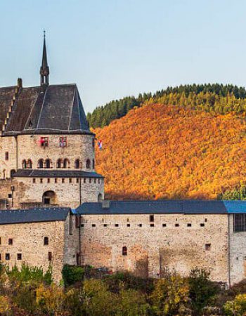 Luxembourg Famous castle of Vianden
