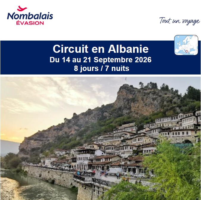 Albanie - Nombalais - Septembre 2026